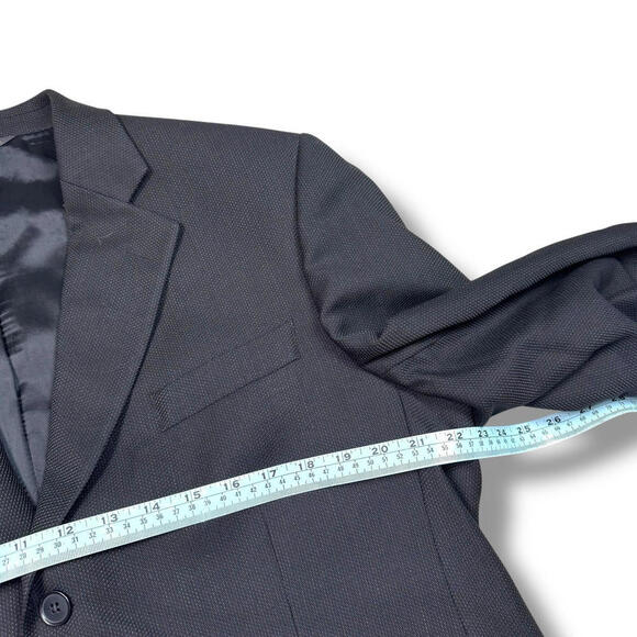 Jack Victor Suit Mens 43R Beige 100% Wool Pants 38x28 Lanza CT 2 Pieces Vintage - Picture 8 of 15